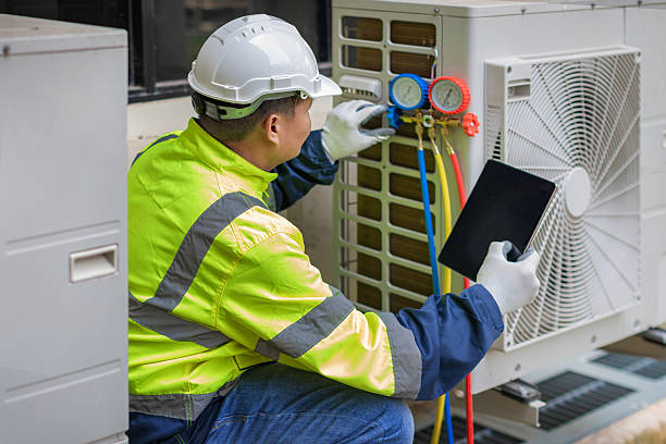 Professional Hvac technician working in South Portland, ME